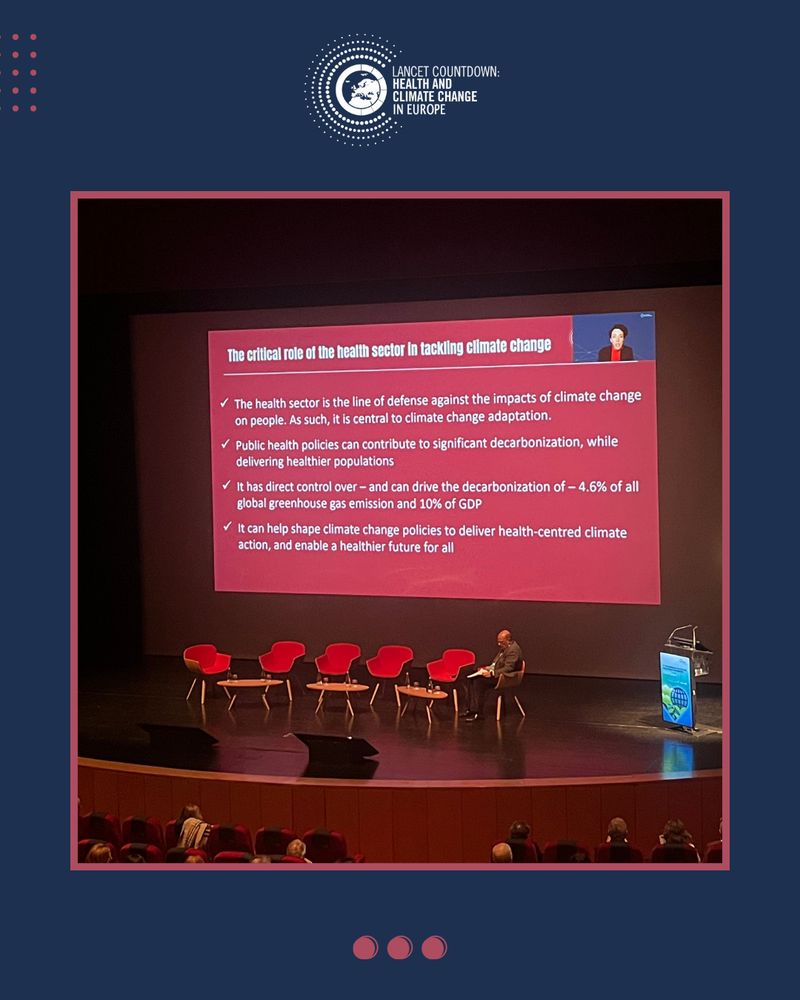 Marina Romanello, Executive Director of Lancet Countdown at the 1st National Congress of Health and Environment, in Lisbon, Portugal.