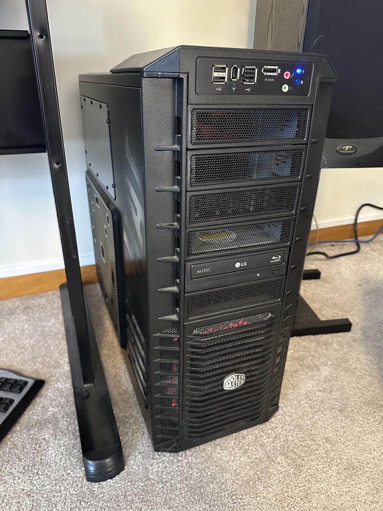 Self hosted server in my basement running Proxmox
