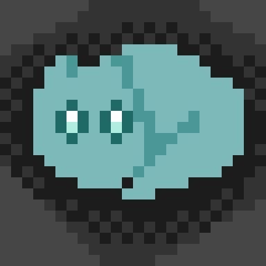 Inside the box is a creature that the girl assumes have ears and no limbs, just a tail, staring at the girl.