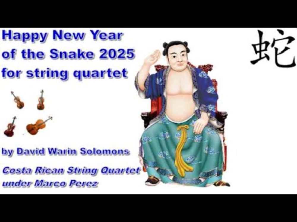 Chinese New Year Celebration 2025 (Year of the Snake) for string quartet - Live performance