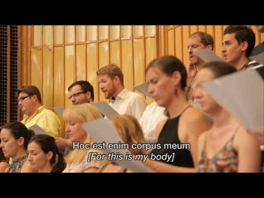Hoc est enim corpus meum (for this is my body) for choir - versions in English, French and German
