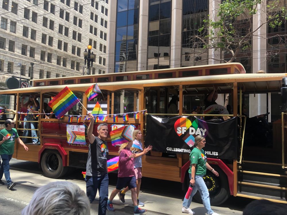 SF Pride Float Trolley 