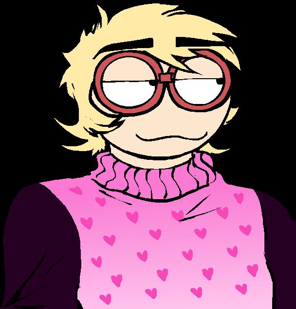 A halfbody of Muko from the Devius Ex Machina AU of Vs. Dave and Bambi