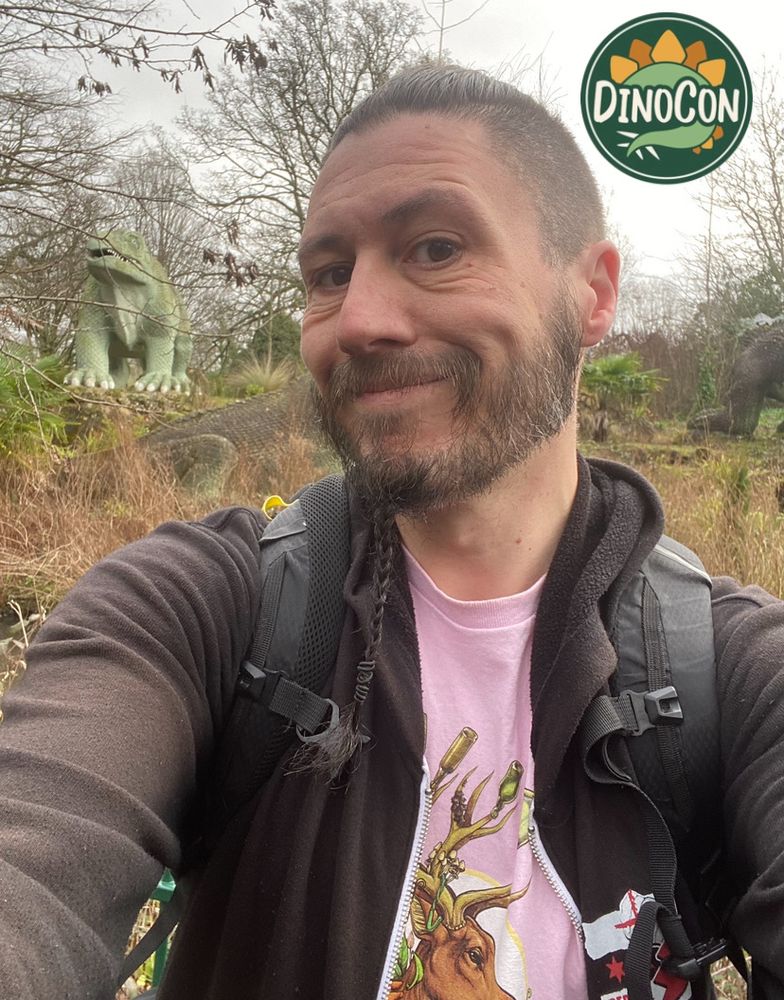Smiling bearded rogue at Crystal Palace Gardens