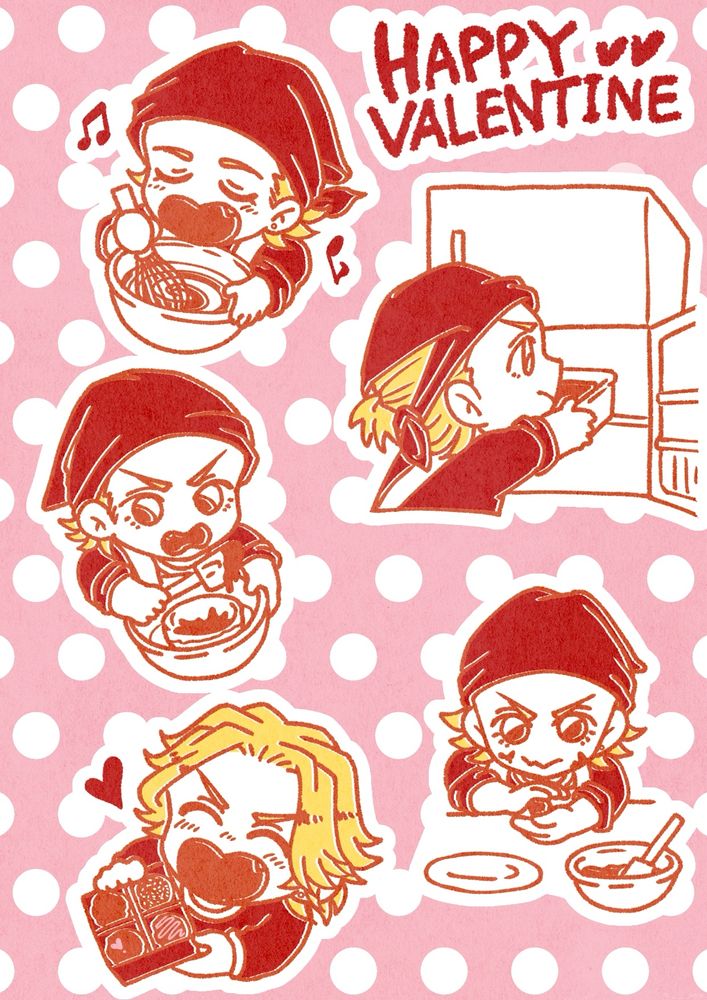 仮面ライダー龍騎 城戸真司のファンアート チョコレートを作っているところ