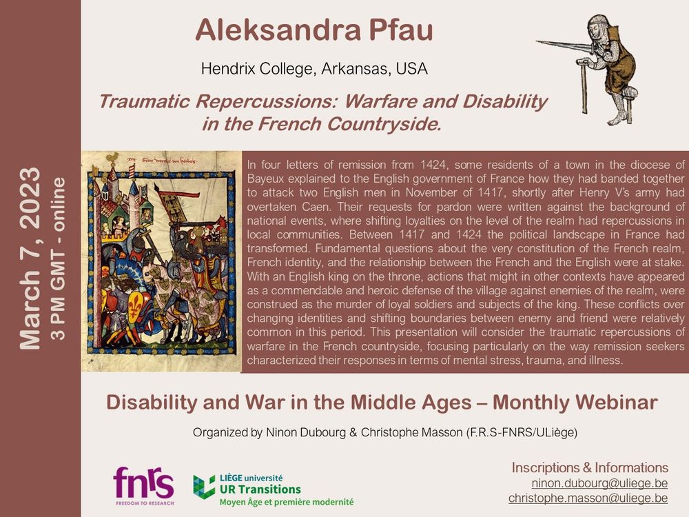 Flyer of the event. More information online: https://dishist.hypotheses.org/webseminar-disability-war