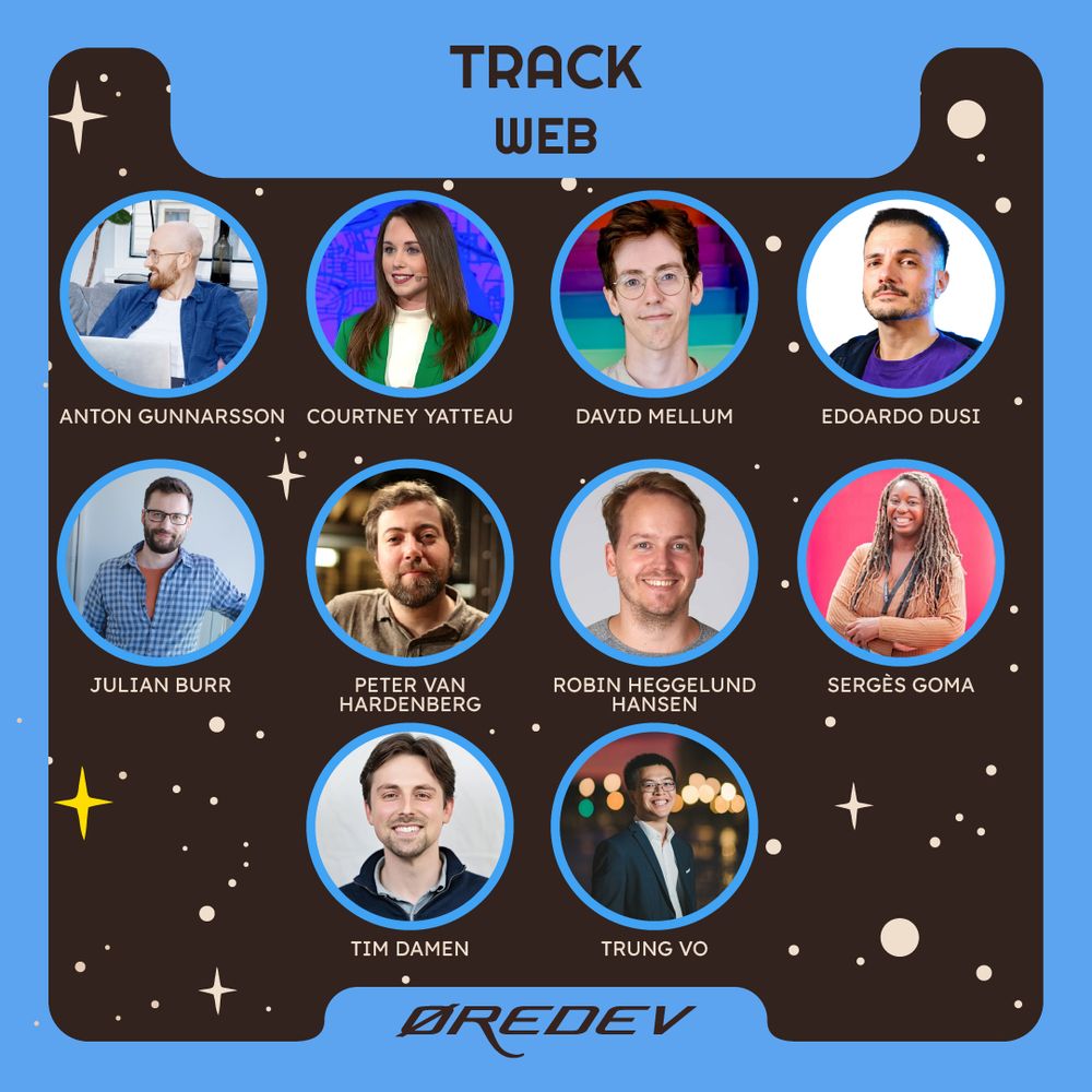 Pictures of the 10 speakers in the Web track 2025