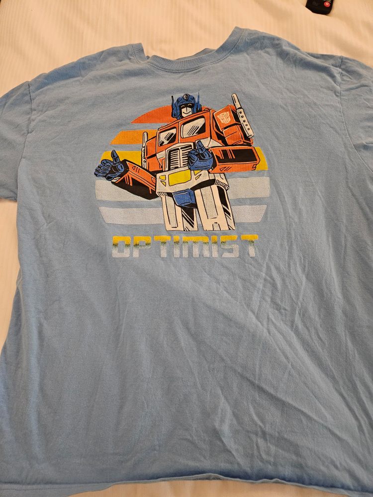 My Optimist Prime shirt