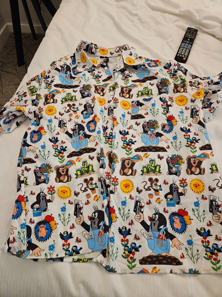 My Little Mole button-down shirt 