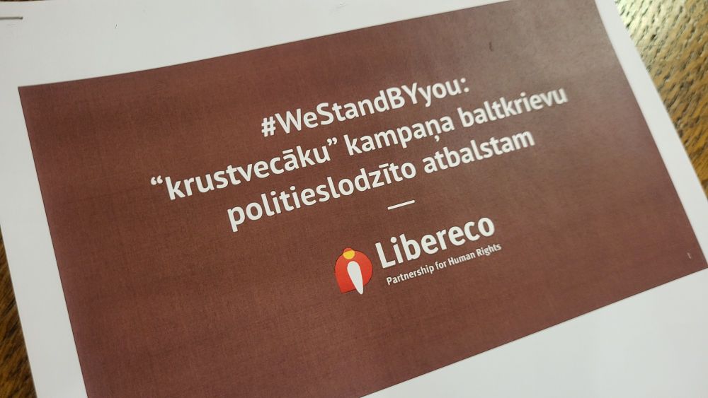 BY political prisoner support group in Saeima.