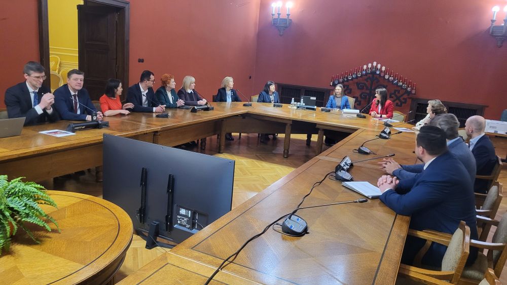 BY political prisoner support group in Saeima.