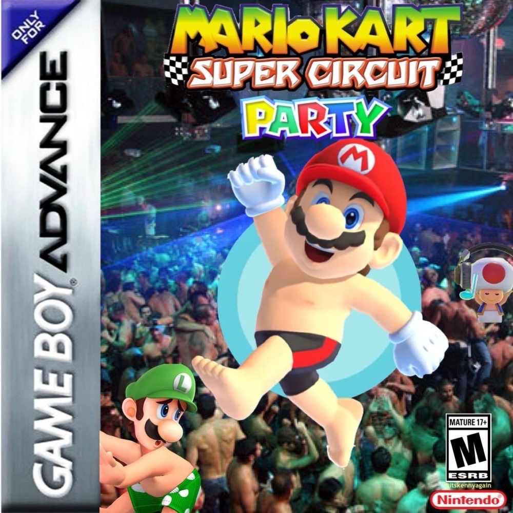 Mario is a circuit queen. 