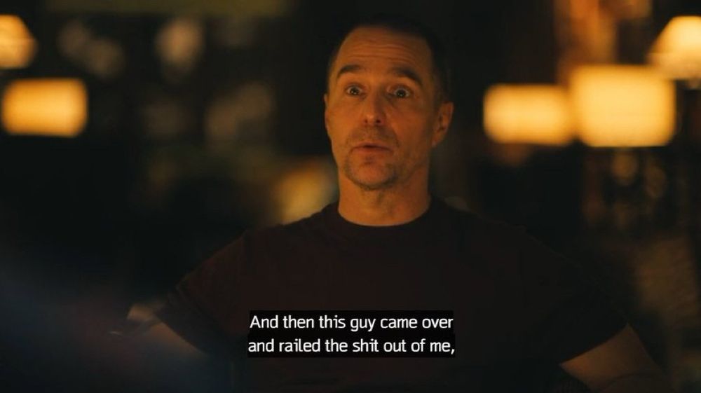 White Lotus. Telling story: And then this guy came over and railed the shit out of me,