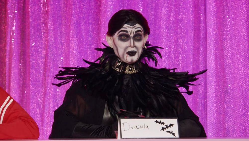 Iconic Dracula played by Cucu on Snatch Game. 