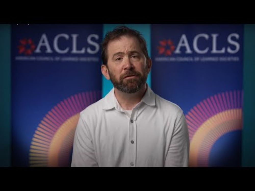 ACLS Community Perspectives: Patrick O'Shea F'15