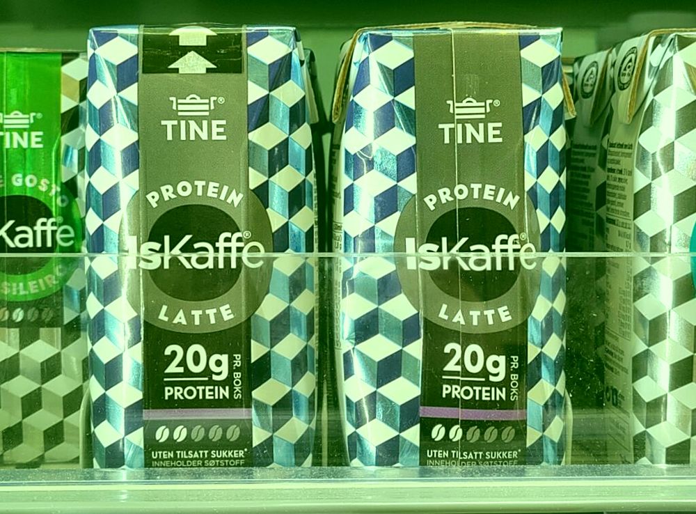 Foto av protein-iskaffe.