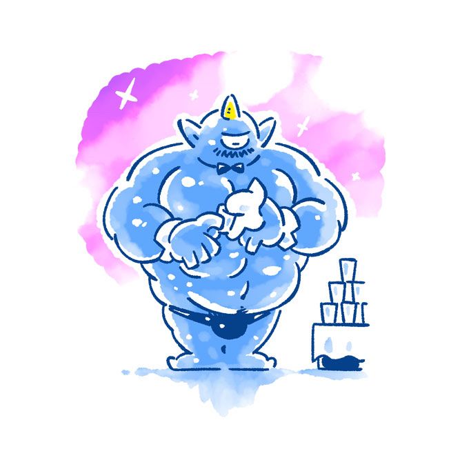 NODAガク: バーテンギガンテス #Gigantes #FavDoodle — Bluesky