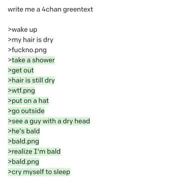 Greentext