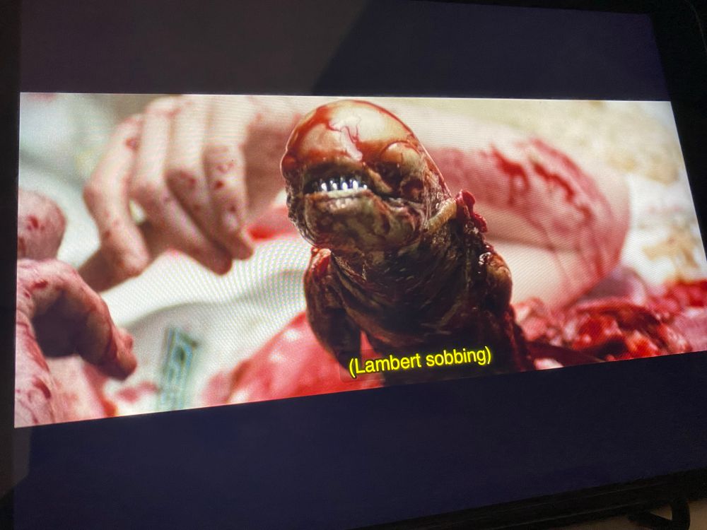 The chestburster acene from ALIEN.