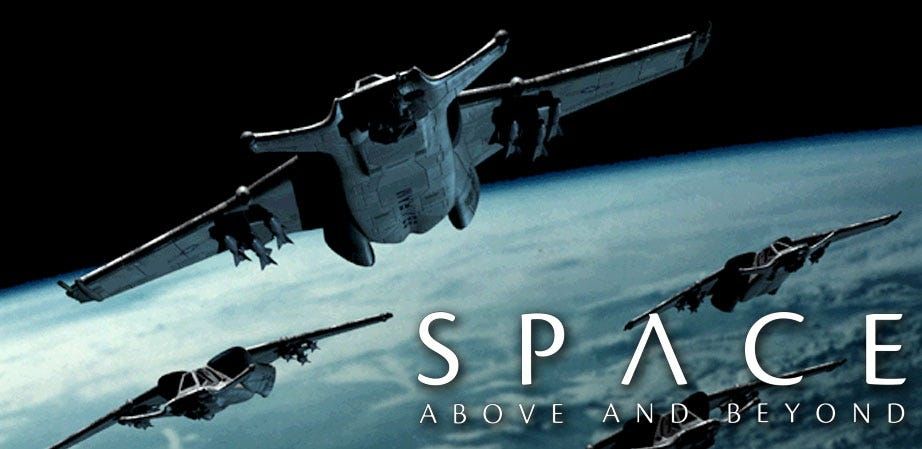 Space: Above and Beyond was a science fiction television series that aired on Fox for only one season. Set in the years 2063–2064, the show focuses on members of a United States Marine Corps squadron of Space Aviator Cavalry as they struggle to fight against a more advanced alien foe.