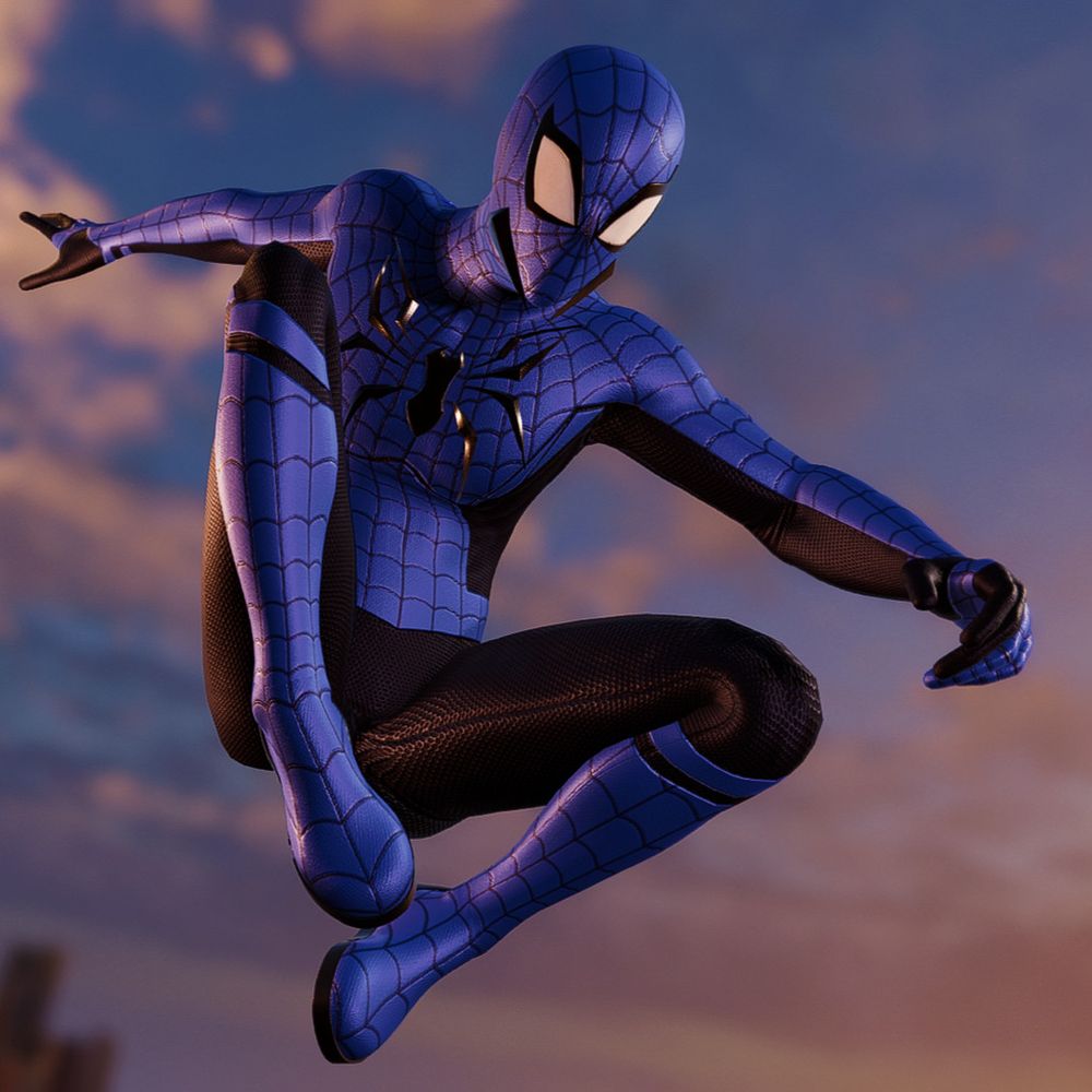 Cobalt-Spider Mk2 suit mod for Spider-Man Remastered on the PC