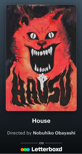 Hausu poster, directed by Nobuhiko Obayashi