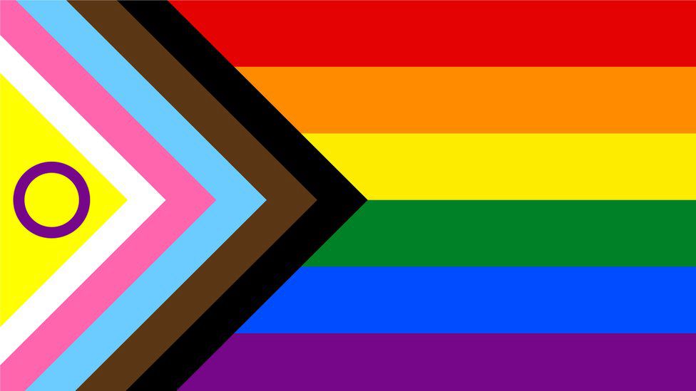 Inclusive Pride flag. 