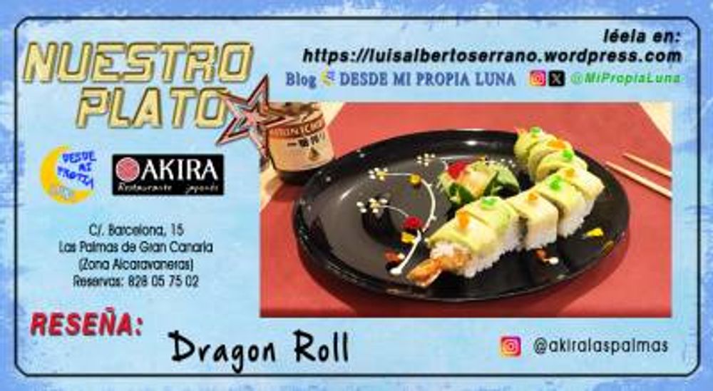 Nuestro plato estrella: Dragon Roll