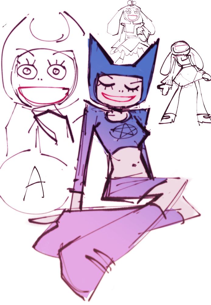 Sketches of Zukin from DDR.