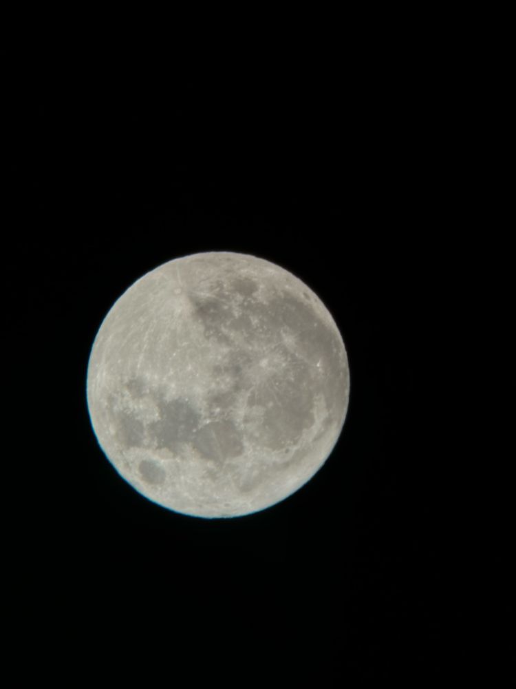 A photo of a full moon