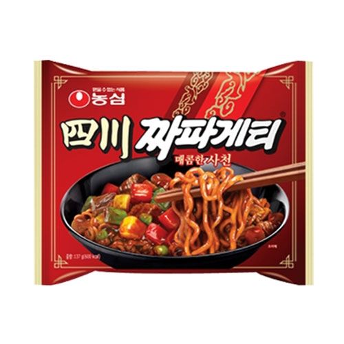 韓国の袋麺「四川チャパケディ」パッケージ写真