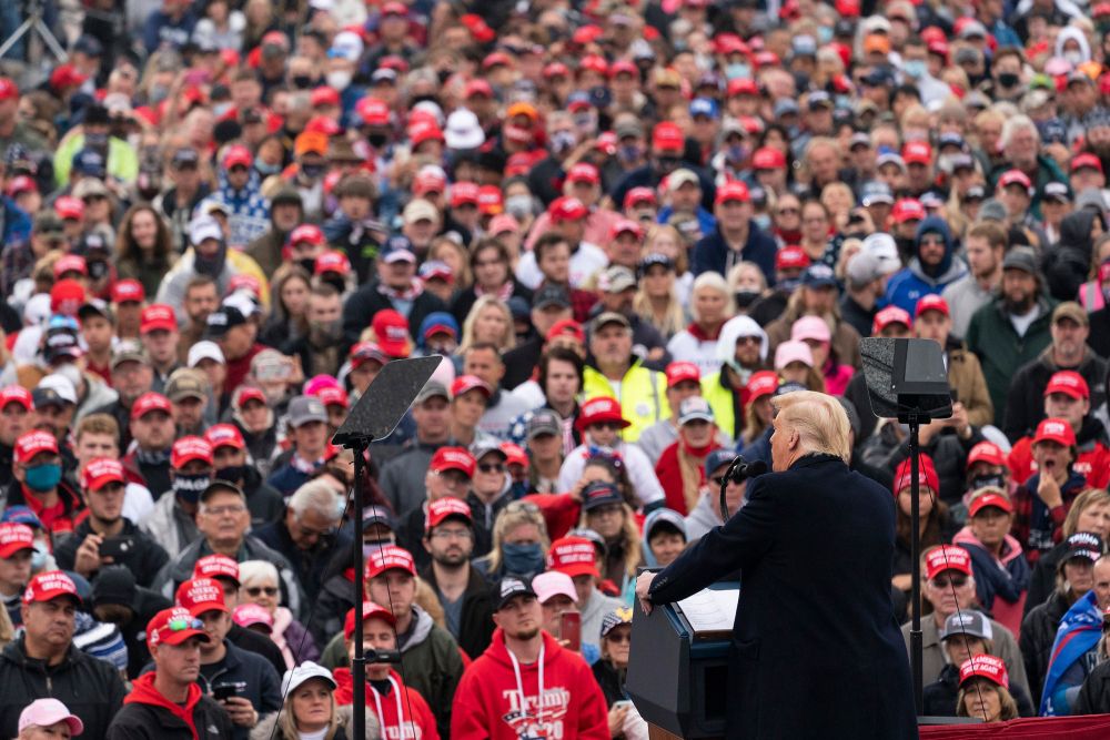 Calculating possible fallout of Trump’s face mask remarks