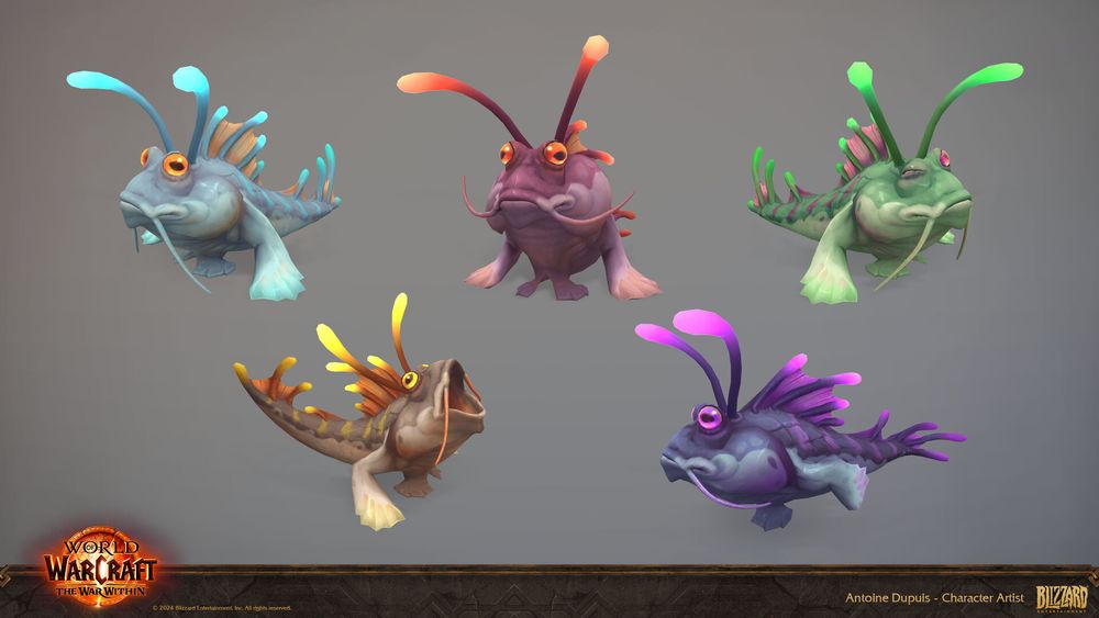 mudskipper creature - concept art by Kaylee Gifford