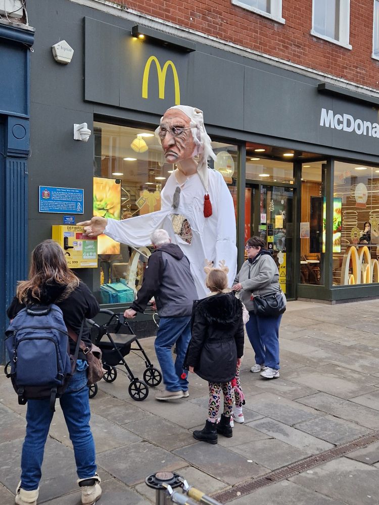 Scrooge visited Jemmy Wood's old bank site