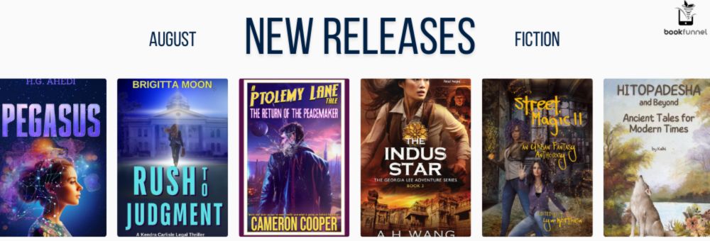 NEW RELEASES & LAUNCHES IN FICTION: August