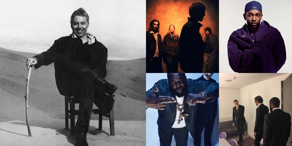 Harold Budd Alice in Chains Run the Jewels Kendrick Lamar Death Grips