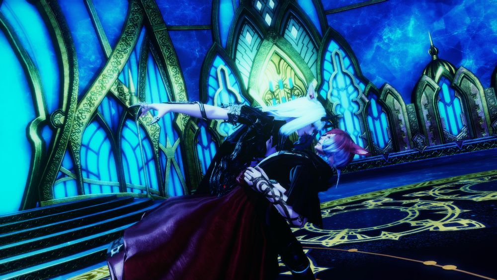 Alice isn't too happy see G'raha again. She's the Villain Here. 