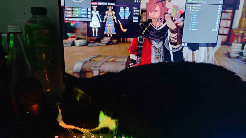 eve still trying to get my attention while i gpose lmao