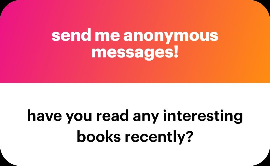 have you read any interesting books recently?