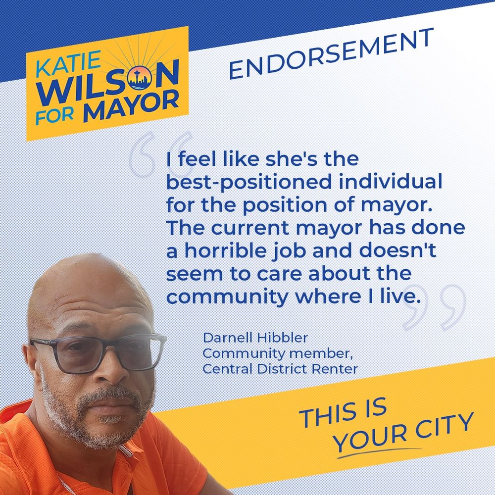 “I feel like she's the best-positioned individual for the position of mayor. The current mayor has done a horrible job and doesn't seem to care about the community where I live.”

-Darnell Hibbler
Community member, Central District Renter