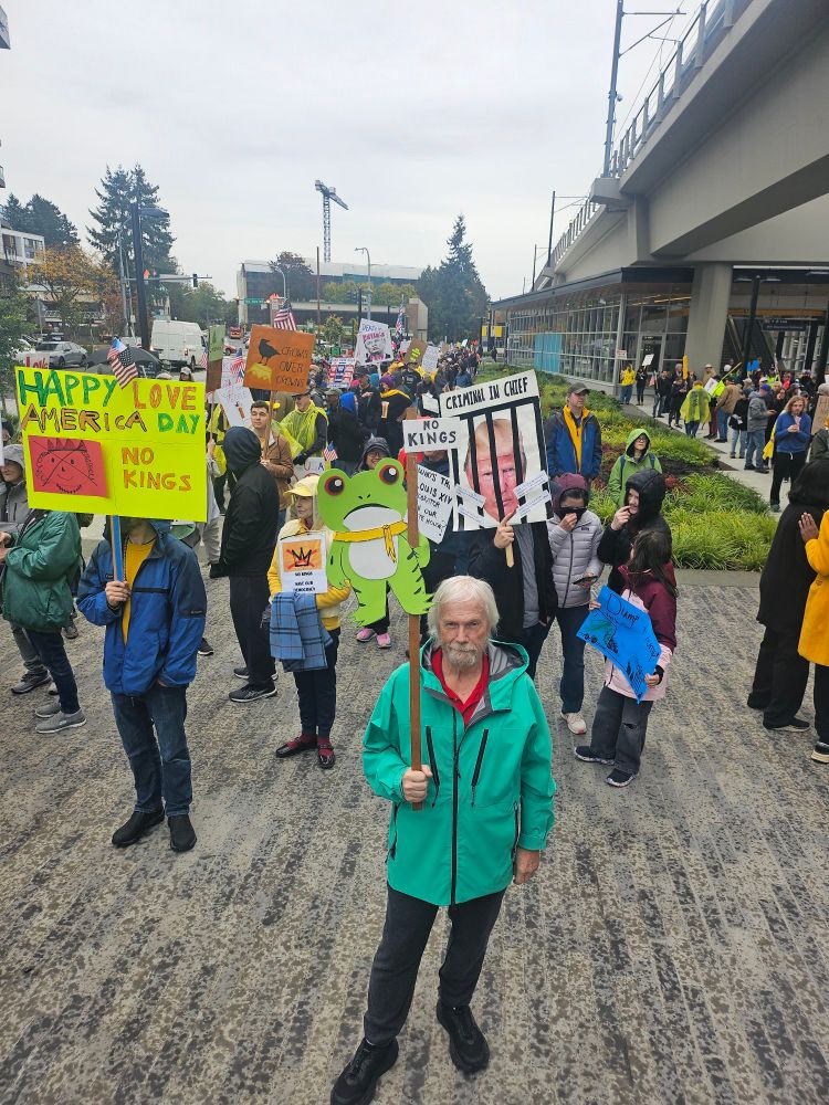 No Kings Protest in Redmond WA 
