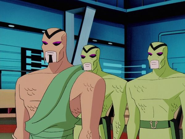 Kobra operatives from Batman Beyond, introduced in Season 2, Episode 21, "Plague"