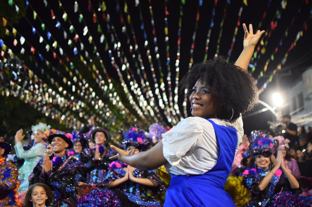 Fé e Espiritualidade embalam apresentação da Quadrilha Santa Rita no Arraiá do Alemão