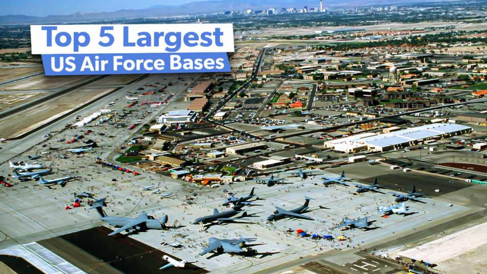 Top 5 Largest US Air Force Bases By Area