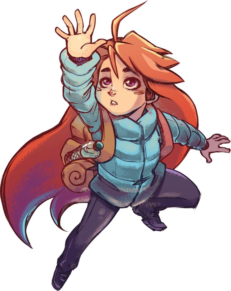 Madeline from Celeste. Once again, not to be confused with me, Madeline Celeste-Roxxinator.