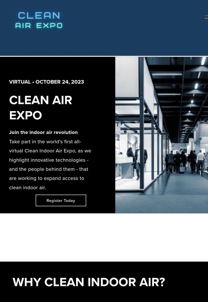 Link to website
Clean Air Expo

24 October 2022

Why Clean Indoor Air