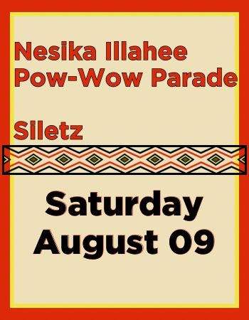 Nesika Illahee Pow-wow parade Siletz Oregon Saturday August 9th