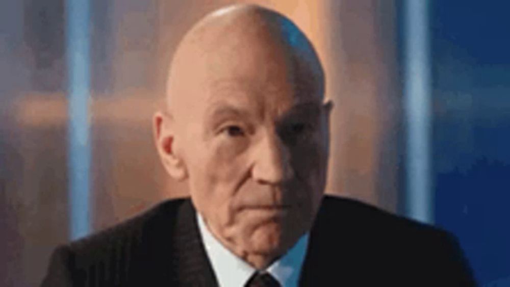 Patrick Stewart My God GIF