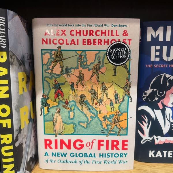 The cover of Alex's book , Ring of Fire by Alex Churchill and Nicolai Eberholst