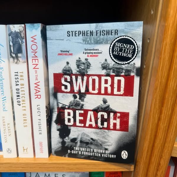 The cover of my book, Sword Beach by Stephen Fisher